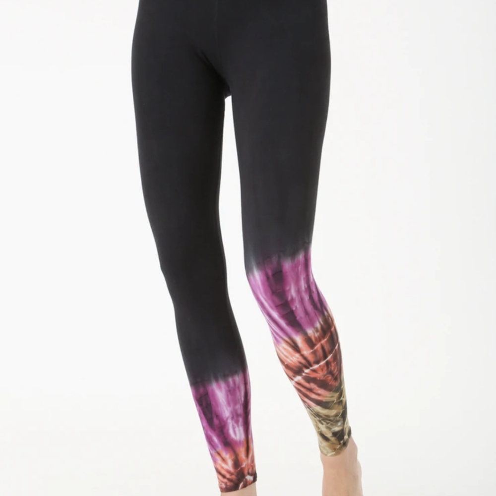 Electric &Rose sunset leggings tie dye